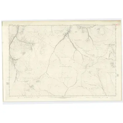 1870 Map of Inverness-shire (Mainland), Sheet XCVIII, 1873 Print
