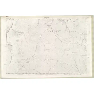 1899 Map of Inverness-shire - Mainland Sheet XCVIII, 1904 Print