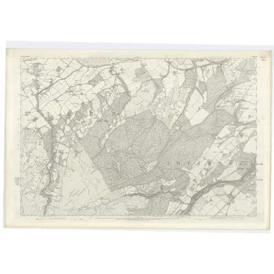 1868 Map of Inverness-shire (Mainland), Sheet XI, 1876 Print