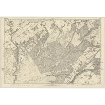 1868 Map of Inverness-shire (Mainland), Sheet XI, 1876 Print