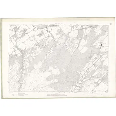 1903 Map of Inverness-shire - Mainland Sheet XI, 1906 Print