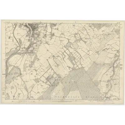 1868 Map of Inverness-shire (Mainland), Sheet XII, 1874 Print