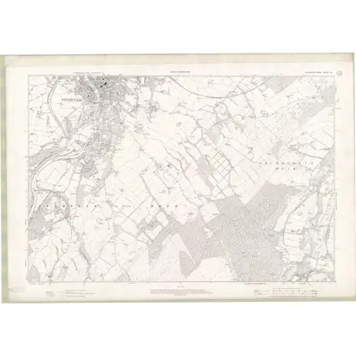 1902 Map of Inverness-shire - Mainland Sheet XII, 1906 Print