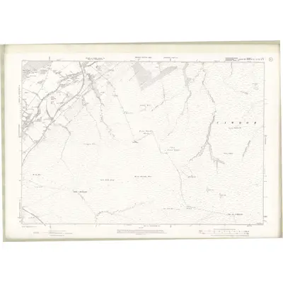 1903 Map of Inverness-shire - Mainland Sheet XIII, 1906 Print