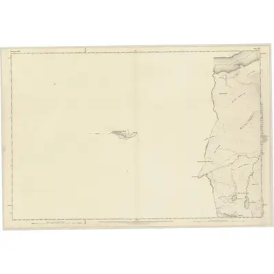 1872 Map of Inverness-shire (Mainland), Sheet XIV (with inset XXV), 1876 Print