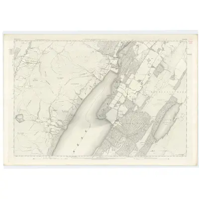 1870 Map of Inverness-shire (Mainland), Sheet XIX, 1875 Print