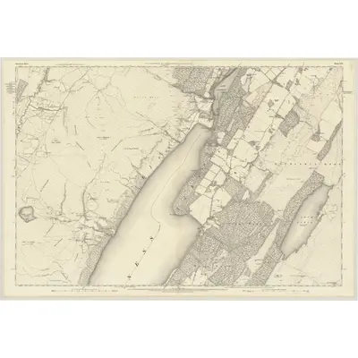 1870 Map of Inverness-shire (Mainland), Sheet XIX, 1875 Print