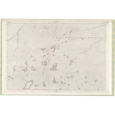 1901 Map of Inverness-shire - Mainland Sheet XL, 1903 Print