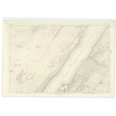 1871 Map of Inverness-shire (Mainland), Sheet XLI, 1875 Print