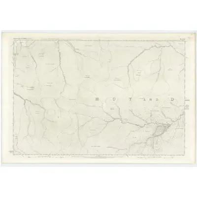 1870 Map of Inverness-shire (Mainland), Sheet XLIII, 1875 Print