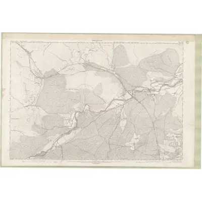 1900 Map of Inverness-shire - Mainland Sheet XLV, 1902 Print