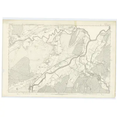 1867 Map of Inverness-shire (Mainland), Sheet XLVI, 1875 Print