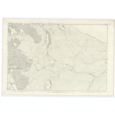 1868 Map of Inverness-shire (Mainland), Sheet XLVIA, 1874 Print