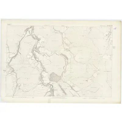1868 Map of Inverness-shire (Mainland), Sheet XLVIB, 1872 Print