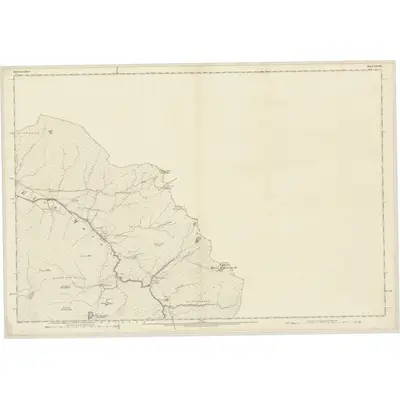 1872 Map of Inverness-shire (Mainland), Sheet XLVIII, 1876 Print