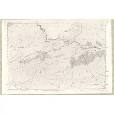 1901 Map of Inverness-shire - Mainland Sheet XV, 1904 Print