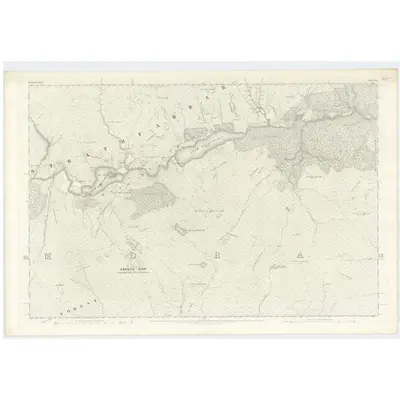 1872 Map of Inverness-shire (Mainland), Sheet XVI, 1876 Print