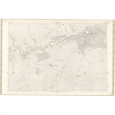 1901 Map of Inverness-shire - Mainland Sheet XVI, 1903 Print
