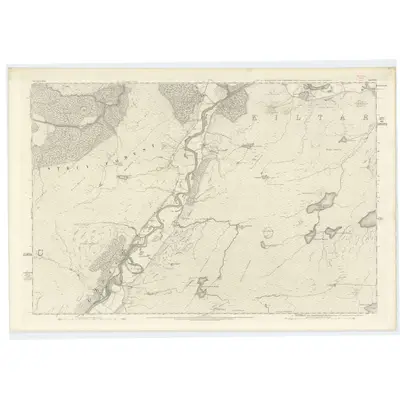 1872 Map of Inverness-shire (Mainland), Sheet XVII, 1876 Print