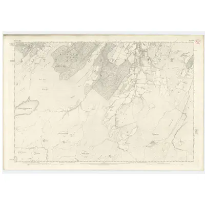 1872 Map of Inverness-shire (Mainland), Sheet XVIII, 1875 Print