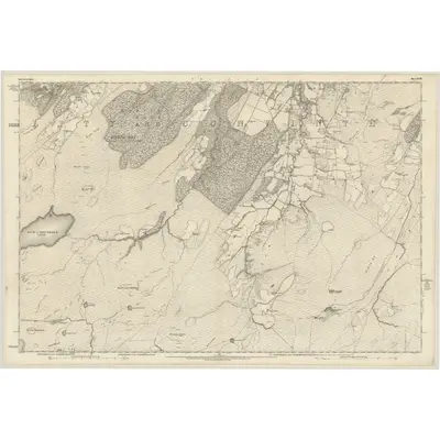 1872 Map of Inverness-shire (Mainland), Sheet XVIII, 1875 Print