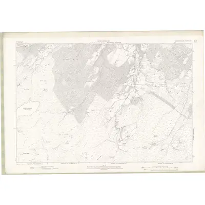 1901 Map of Inverness-shire - Mainland Sheet XVIII, 1906 Print