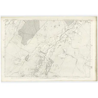 1867 Map of Inverness-shire (Mainland), Sheet XX, 1875 Print