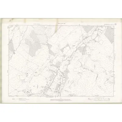 1900 Map of Inverness-shire - Mainland Sheet XX, 1905 Print