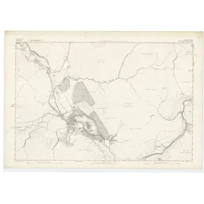 1869 Map of Inverness-shire (Mainland), Sheet XXI, 1871 Print