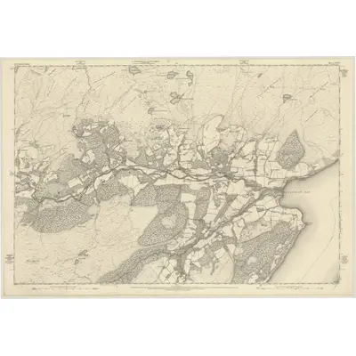 1870 Map of Inverness-shire (Mainland), Sheet XXIX, 1875 Print