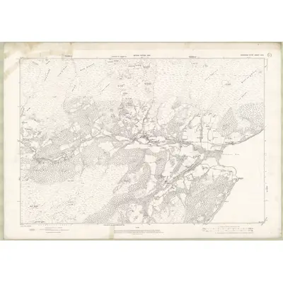 1901 Map of Inverness-shire - Mainland Sheet XXIX, 1905 Print