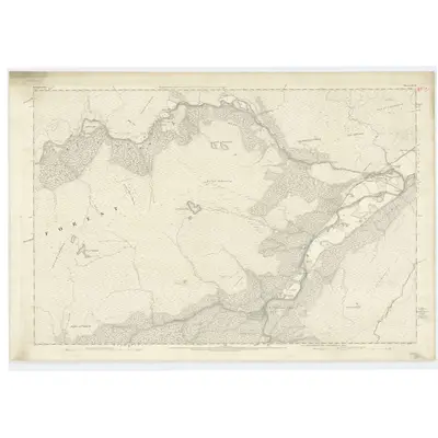 1872 Map of Inverness-shire (Mainland), Sheet XXVII, 1876 Print