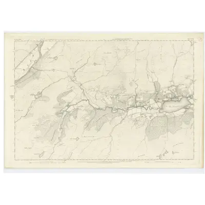 1871 Map of Inverness-shire (Mainland), Sheet XXVIII, 1876 Print
