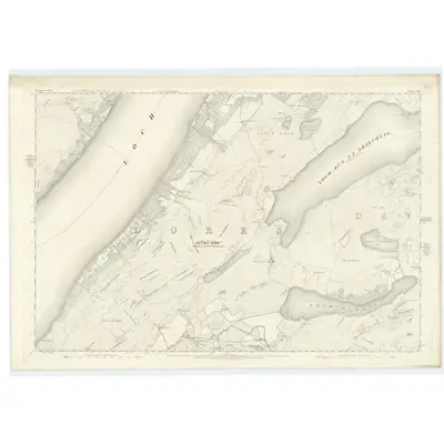 1871 Map of Inverness-shire (Mainland), Sheet XXX, 1875 Print