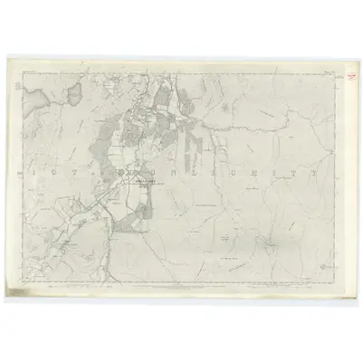 1871 Map of Inverness-shire (Mainland), Sheet XXXI, 1874 Print