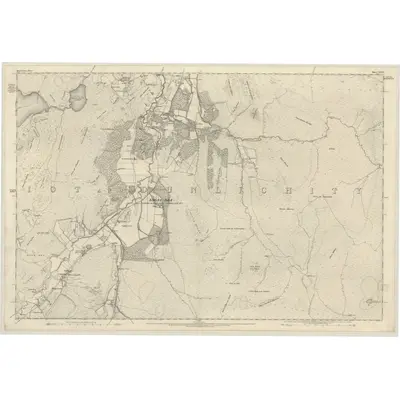 1871 Map of Inverness-shire (Mainland), Sheet XXXI, 1874 Print
