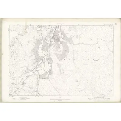1900 Map of Inverness-shire - Mainland Sheet XXXI, 1905 Print
