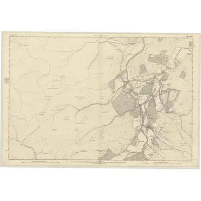 1870 Map of Inverness-shire (Mainland), Sheet XXXII, 1875 Print