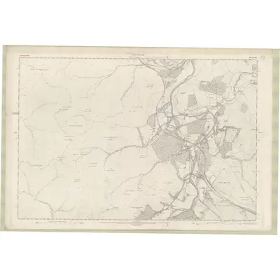 1900 Map of Inverness-shire - Mainland Sheet XXXII, 1904 Print
