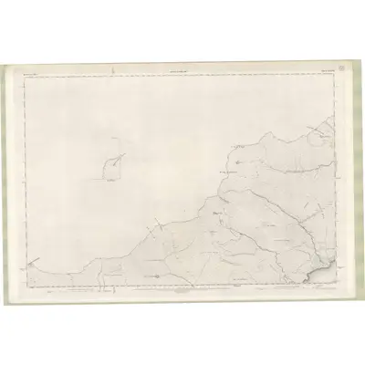 1901 Map of Inverness-shire - Mainland Sheet XXXVII, 1903 Print