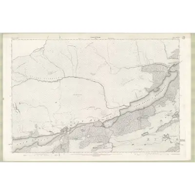 1901 Map of Inverness-shire - Mainland Sheet XXXVIII, 1904 Print