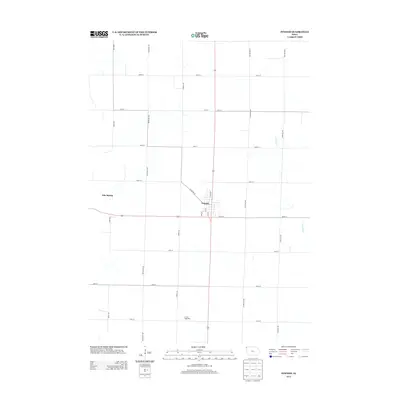 2013 Map of Inwood, 2013 Print