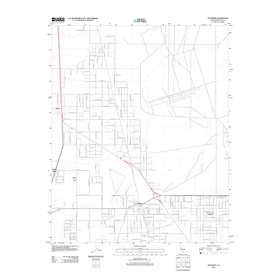 2012 Map of Inyokern, 2012 Print