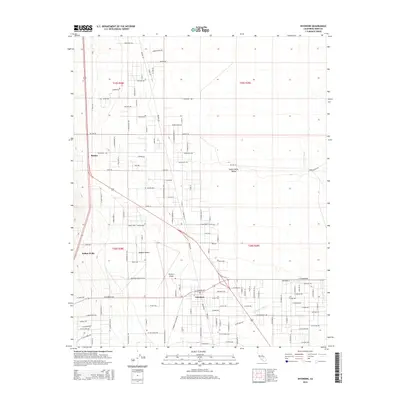 2015 Map of Inyokern, 2015 Print