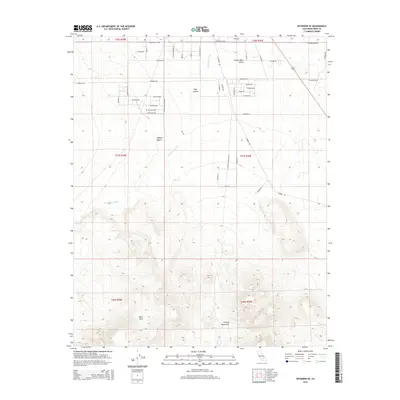 2015 Map of Inyokern SE, 2015 Print