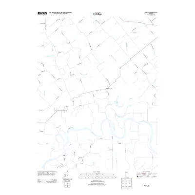 2013 Map of Iona, 2013 Print