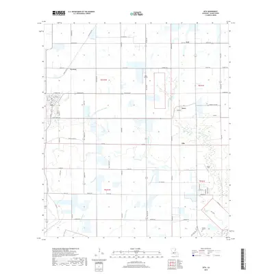 2018 Map of Iota, 2018 Print