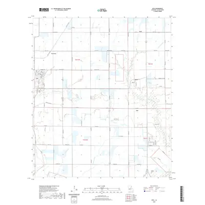 2020 Map of Iota, 2020 Print