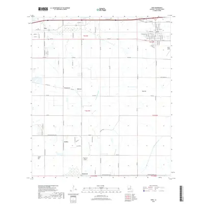 2018 Map of Iowa, 2018 Print