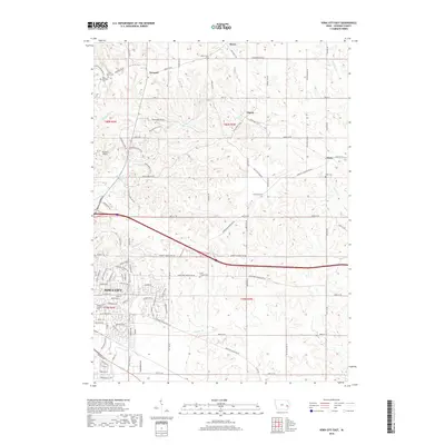2018 Map of Iowa City East, 2018 Print